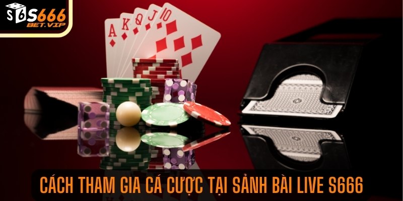 Cách tham gia cá cược tại sảnh bài live S666