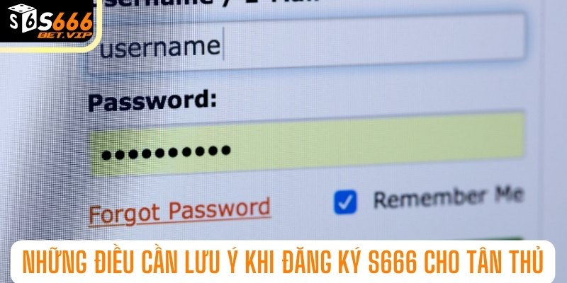 Những điều cần lưu ý khi đăng ký S666 cho tân thủ